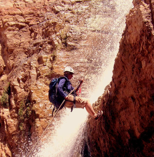 Canyoning Jordan adventures