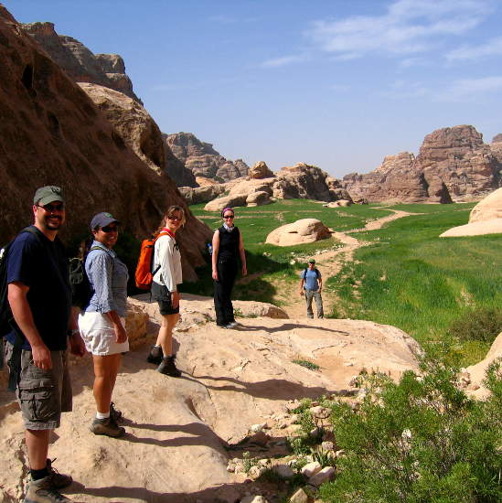 hiking and walking in Jordan