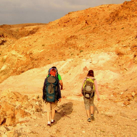 On a trekking holiday in Jordan